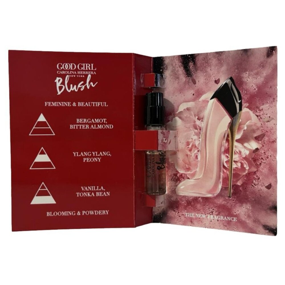 Carolina Herrera 4pc Good Girl Blush Eau De Parfum Travel Size Spray 1.5ml/ea - Picture 2 of 3